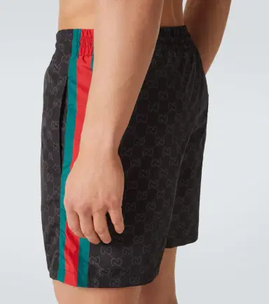 Gucci Web Stripe GG swim trunks | Thumbnail 4