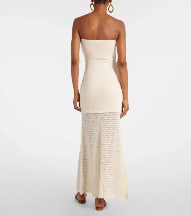 Posse Romy crochet-trimmed maxi dress | Thumbnail 2