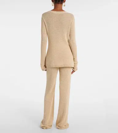 Posse Lennon crochet cotton-blend cardigan | Thumbnail 2