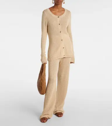 Posse Lennon crochet cotton-blend cardigan | Thumbnail 5