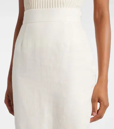 Posse Matilda tiered linen pencil skirt | Thumbnail 3