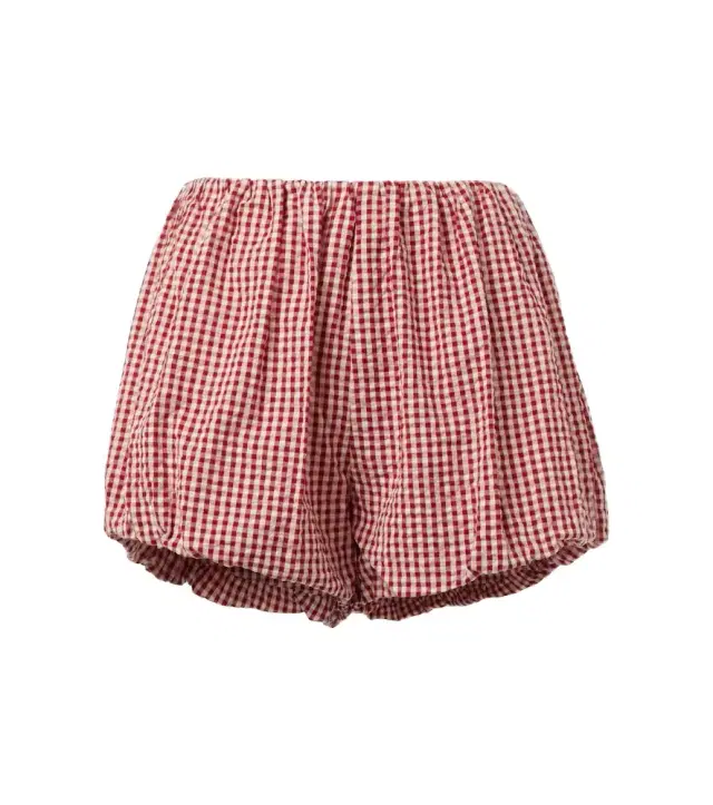 Posse Aurelia gingham cotton shorts