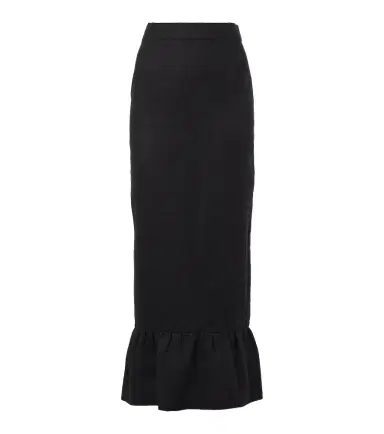 Posse Matilda tiered linen pencil skirt | Thumbnail 1