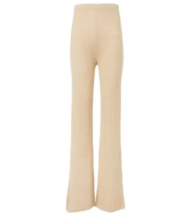 Posse Lennon knitted cotton-blend flared pants | Thumbnail 1