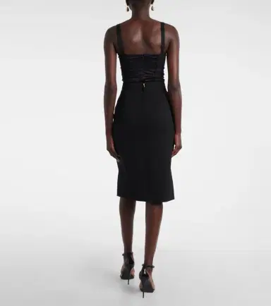 Dolce & Gabbana High-rise wool midi skirt | Thumbnail 3 Dolce & Gabbana High-rise wool midi skirt | Thumbnail 3