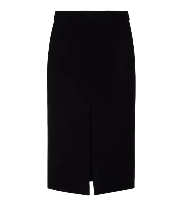 Dolce & Gabbana High-rise wool midi skirt