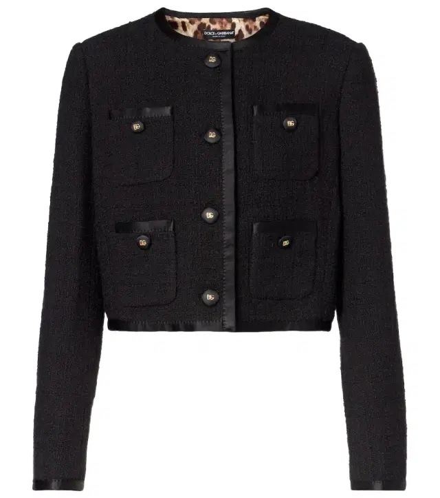 Dolce & Gabbana DG cotton-blend jacket