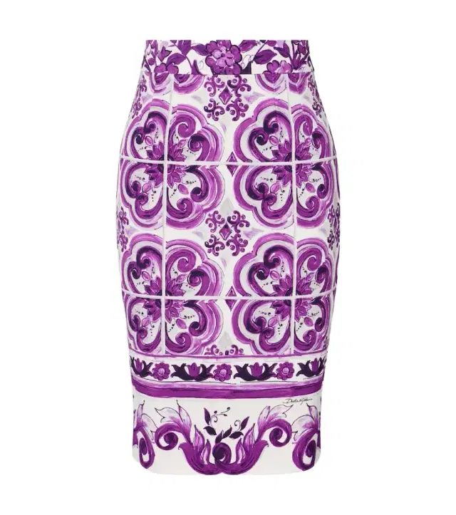 Dolce & Gabbana Majolica pencil skirt