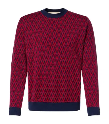 Valentino Toute La V virgin wool jacquard sweater | Thumbnail 1