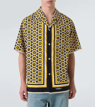 Valentino Bulles Royales cotton poplin bowling shirt | Thumbnail 5