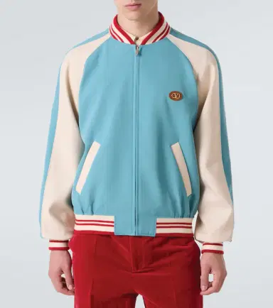 Valentino Logo virgin wool varsity jacket | Thumbnail 2