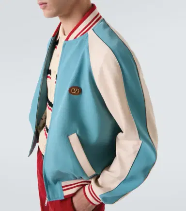 Valentino Logo virgin wool varsity jacket | Thumbnail 5
