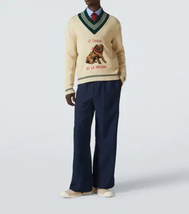 Valentino Wool jacquard sweater | Thumbnail 4