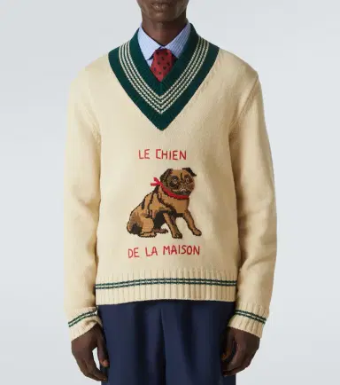 Valentino Wool jacquard sweater | Thumbnail 5