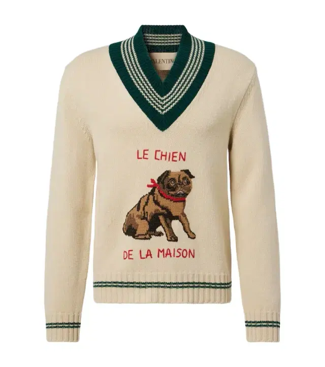 Valentino Wool jacquard sweater