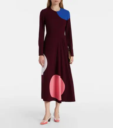 Roksanda Withiel printed crêpe midi dress | Thumbnail 2
