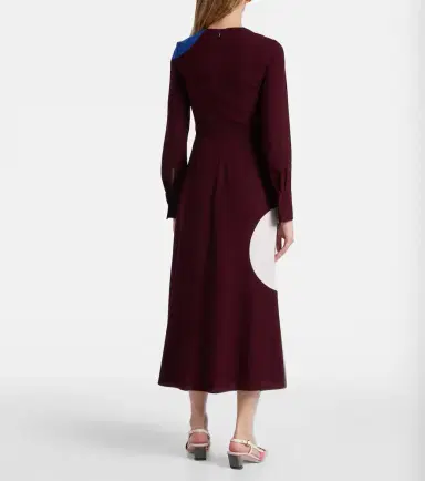 Roksanda Withiel printed crêpe midi dress | Thumbnail 4