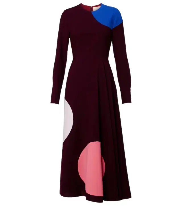Roksanda Withiel printed crêpe midi dress