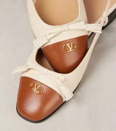 Valentino Garavani Valet Du Roi leather ballet flats | Thumbnail 2 Valentino Garavani Valet Du Roi leather ballet flats | Thumbnail 2