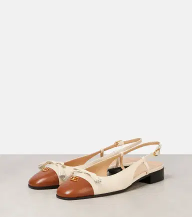 Valentino Garavani Valet Du Roi leather ballet flats | Thumbnail 3 Valentino Garavani Valet Du Roi leather ballet flats | Thumbnail 3
