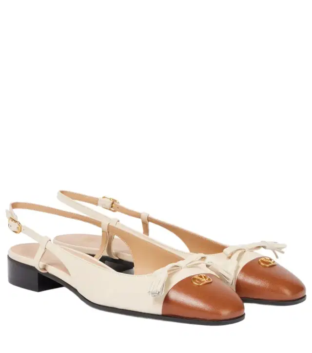 Valentino Garavani Valet Du Roi leather ballet flats