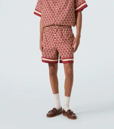Valentino Toute La V cotton poplin Bermuda shorts | Thumbnail 5