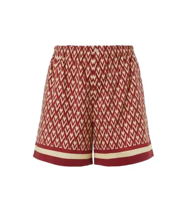 Valentino Toute La V cotton poplin Bermuda shorts | Thumbnail 1