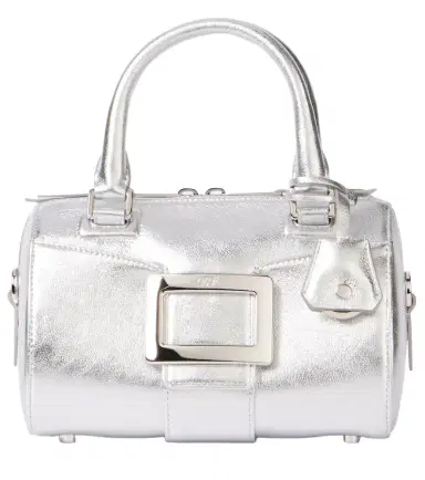 Roger Vivier Belle Vivier Mini metallic leather tote bag | Thumbnail 1 Roger Vivier Belle Vivier Mini metallic leather tote bag | Thumbnail 1