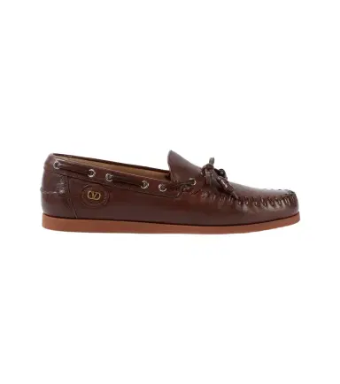Valentino Garavani Palm Avenue leather boat shoes | Thumbnail 1