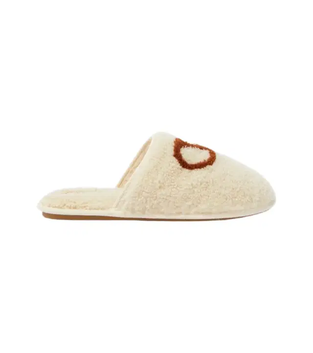 Valentino Garavani VLogo shearling slippers