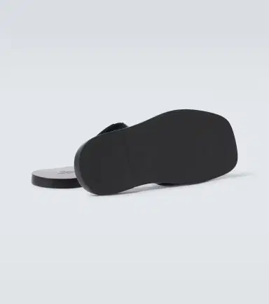 Valentino Garavani Viva Superstar leather and suede slides | Thumbnail 5 Valentino Garavani Viva Superstar leather and suede slides | Thumbnail 5