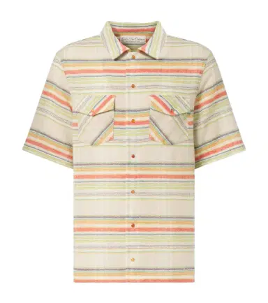 God’s True Cashmere Seaside Gauze striped cashmere shirt | Thumbnail 1 God’s True Cashmere Seaside Gauze striped cashmere shirt | Thumbnail 1