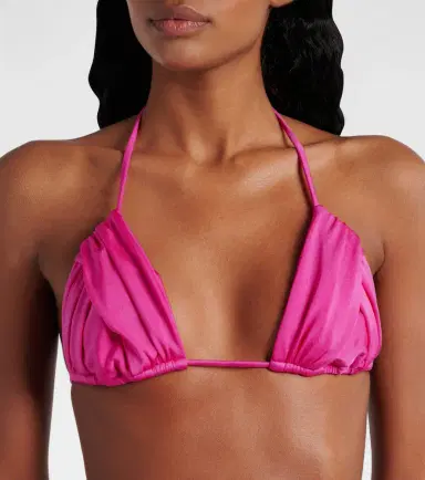 Bananhot Jasmin ruched triangle bikini top | Thumbnail 4 Bananhot Jasmin ruched triangle bikini top | Thumbnail 4