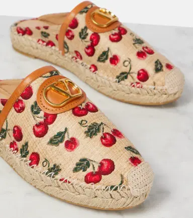 Valentino Garavani VLogo Cherryfic mules | Thumbnail 3 Valentino Garavani VLogo Cherryfic mules | Thumbnail 3