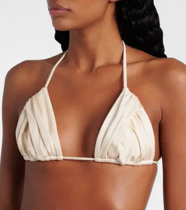 Bananhot Jasmin ruched triangle bikini top | Thumbnail 4 Bananhot Jasmin ruched triangle bikini top | Thumbnail 4