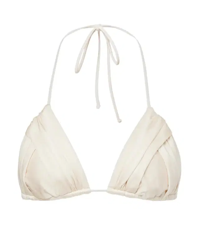 Jasmin ruched triangle bikini top