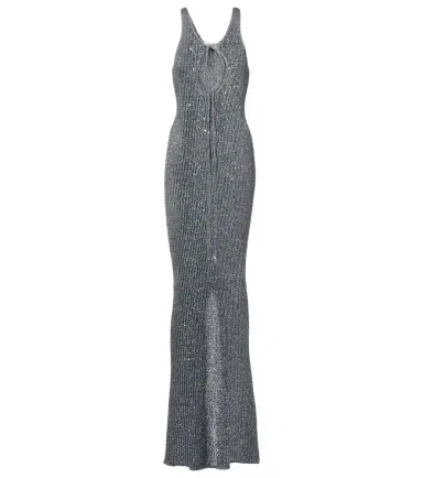 Bananhot Jules sequined knitted maxi dress | Thumbnail 1