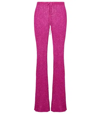 Bananhot Liz knitted sequined flared pants | Thumbnail 1