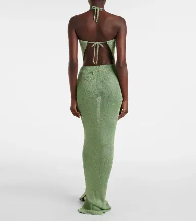 Bananhot Liz sequined knitted halterneck top | Thumbnail 3