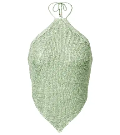 Bananhot Liz sequined knitted halterneck top | Thumbnail 1