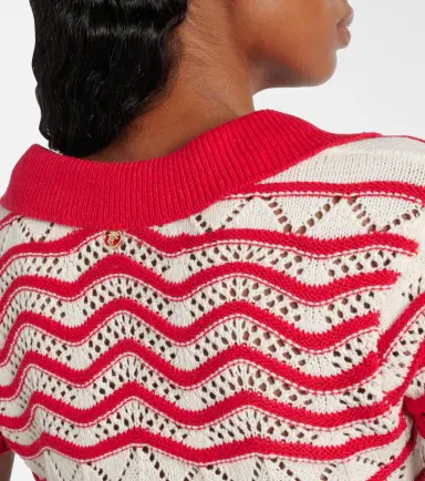 Bananhot Coco cropped cotton-blend crochet top | Thumbnail 5
