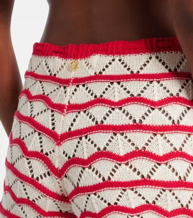 Bananhot Kim crochet cotton-blend shorts | Thumbnail 2