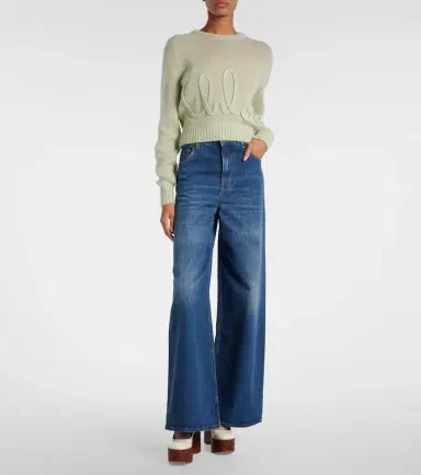 Chloe Chloé Maxime leather Mary Jane wedge pumps | Thumbnail 5