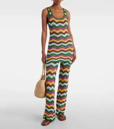Bananhot Lindsay striped crochet minidress | Thumbnail 3