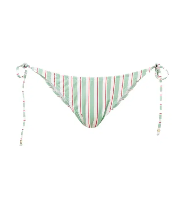 Bony striped bikini bottoms