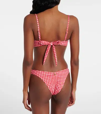 Bananhot Lenny gingham bikini top | Thumbnail 2