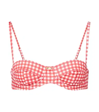 Bananhot Lenny gingham bikini top | Thumbnail 1