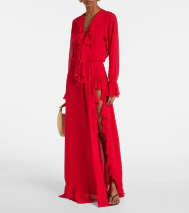 Bananhot Bellen ruffled maxi dress | Thumbnail 4