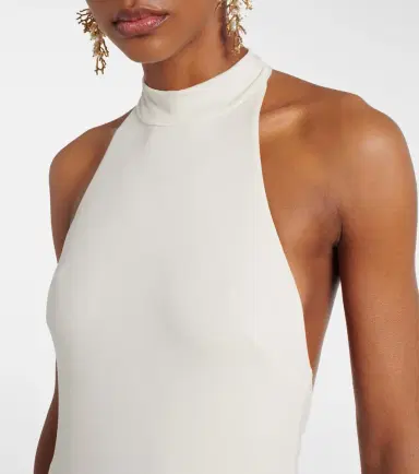 Bananhot Carrie halterneck jersey maxi dress | Thumbnail 2