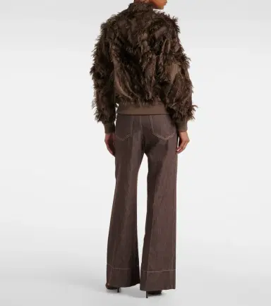 Brunello Cucinelli Feather-trimmed jacket | Thumbnail 3